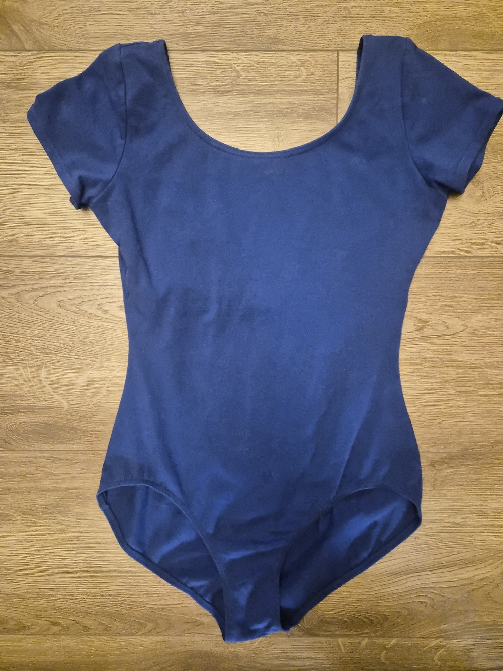 ​Capezio Classic Short Sleeve Leotard Scoop Neck Ballet Top XL - Picture 6 of 7